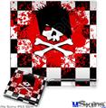 Decal Skin compatible with Sony PS3 Slim Emo Skull 5