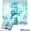 Decal Skin compatible with Sony PS3 Slim Electro Graffiti Blue