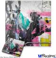 Decal Skin compatible with Sony PS3 Slim Graffiti Grunge