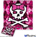 Decal Skin compatible with Sony PS3 Slim Pink Bow Princess