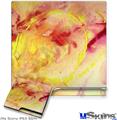 Decal Skin compatible with Sony PS3 Slim Painting Yellow Splash