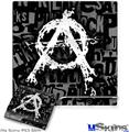 Decal Skin compatible with Sony PS3 Slim Anarchy