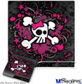 Decal Skin compatible with Sony PS3 Slim Girly Skull Bones
