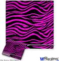 Decal Skin compatible with Sony PS3 Slim Pink Zebra