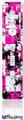 Wii Remote Controller Face ONLY Skin - Pink Graffiti