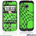 HTC Droid Eris Skin - Ripped Fishnets Green