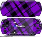 Sony PSP 3000 Skin - Purple Plaid