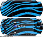 Sony PSP 3000 Skin - Zebra Blue