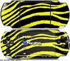 Sony PSP 3000 Skin - Zebra Yellow