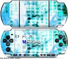 Sony PSP 3000 Skin - Electro Graffiti Blue