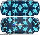 Sony PSP 3000 Skin - Abstract Floral Blue