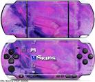 Sony PSP 3000 Skin - Painting Purple Splash