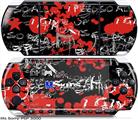 Sony PSP 3000 Skin - Emo Graffiti