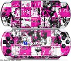 Sony PSP 3000 Skin - Pink Graffiti
