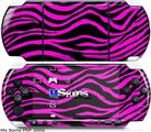 Sony PSP 3000 Skin - Pink Zebra