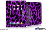 iPad Skin - Purple Leopard
