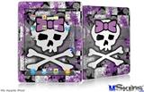 iPad Skin - Princess Skull Purple