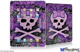 iPad Skin - Purple Girly Skull