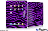 iPad Skin - Purple Zebra