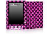 Skull and Crossbones Checkerboard - Decal Style Skin for Amazon Kindle DX