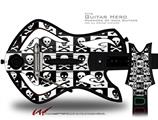 Skull Checkerboard Decal Style Skin - fits Warriors Of Rock Guitar Hero Guitar (GUITAR NOT INCLUDED)
