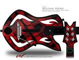 Red Plaid Decal Style Skin - fits Warriors Of Rock Guitar Hero Guitar (GUITAR NOT INCLUDED)