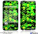 iPod Touch 4G Decal Style Vinyl Skin - Skull Camouflage