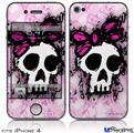 iPhone 4 Decal Style Vinyl Skin - Sketches 3 (DOES NOT fit newer iPhone 4S)