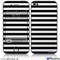 iPhone 4 Decal Style Vinyl Skin - Stripes (DOES NOT fit newer iPhone 4S)