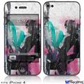 iPhone 4 Decal Style Vinyl Skin - Graffiti Grunge (DOES NOT fit newer iPhone 4S)