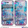 iPhone 4 Decal Style Vinyl Skin - Graffiti Splatter (DOES NOT fit newer iPhone 4S)