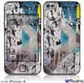 iPhone 4 Decal Style Vinyl Skin - Urban Graffiti (DOES NOT fit newer iPhone 4S)