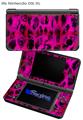 Pink Distressed Leopard - Decal Style Skin fits Nintendo DSi XL (DSi SOLD SEPARATELY)