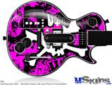 Guitar Hero III Wii Les Paul Skin - Punk Skull Princess