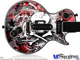Guitar Hero III Wii Les Paul Skin - Skull Splatter