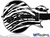 Guitar Hero III Wii Les Paul Skin - Zebra