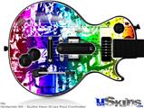 Guitar Hero III Wii Les Paul Skin - Rainbow Graffiti