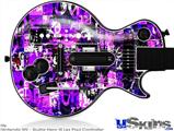 Guitar Hero III Wii Les Paul Skin - Purple Graffiti