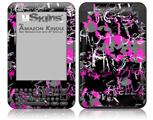 SceneKid Pink - Decal Style Skin fits Amazon Kindle 3 Keyboard (with 6 inch display)
