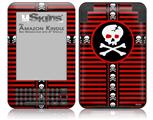 Skull Cross - Decal Style Skin fits Amazon Kindle 3 Keyboard (with 6 inch display)