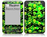 Skull Camouflage - Decal Style Skin fits Amazon Kindle 3 Keyboard (with 6 inch display)