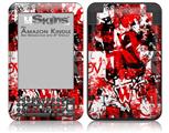 Red Graffiti - Decal Style Skin fits Amazon Kindle 3 Keyboard (with 6 inch display)