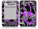 SceneKid Purple - Decal Style Skin fits Amazon Kindle 3 Keyboard (with 6 inch display)