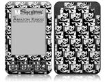 Skull Checker - Decal Style Skin fits Amazon Kindle 3 Keyboard (with 6 inch display)