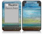 Landscape Abstract Beach - Decal Style Skin fits Amazon Kindle 3 Keyboard (with 6 inch display)