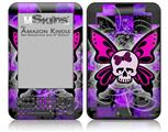 Butterfly Skull - Decal Style Skin fits Amazon Kindle 3 Keyboard (with 6 inch display)