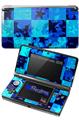 Blue Star Checkers - Decal Style Skin fits Nintendo 3DS (3DS SOLD SEPARATELY)
