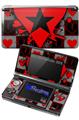 Emo Star Heart - Decal Style Skin fits Nintendo 3DS (3DS SOLD SEPARATELY)