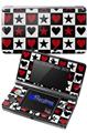 Hearts and Stars Red - Decal Style Skin fits Nintendo 3DS (3DS SOLD SEPARATELY)
