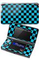 Checkers Blue - Decal Style Skin fits Nintendo 3DS (3DS SOLD SEPARATELY)